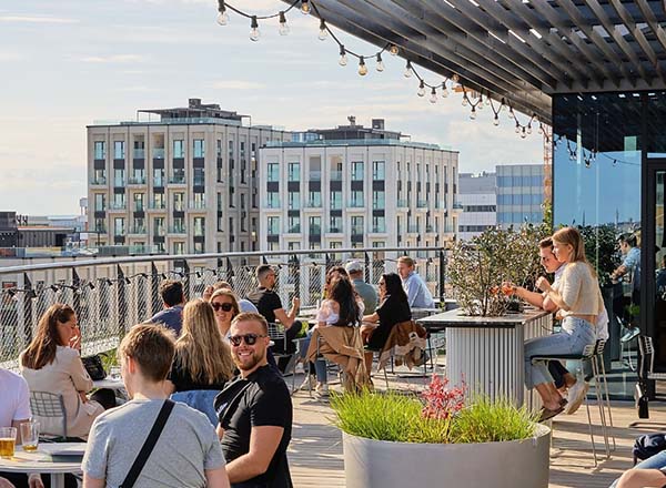 Rooftop bar Arc at Blique by Nobis in Stockholm