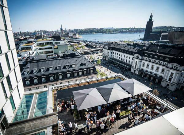Rooftop bar Capital at Scandic Continental in Stockholm