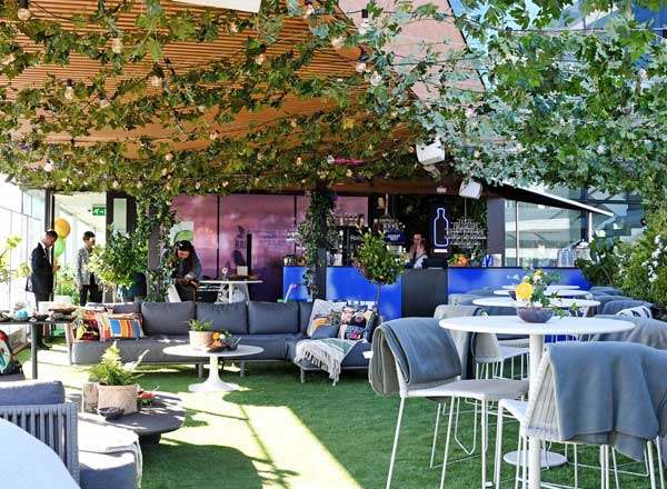 Rooftop bar Rooftop Garden Bar at Clarion Sign in Stockholm