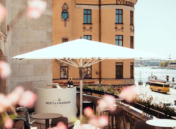 Rooftop bar Dramaten Terrace in Stockholm