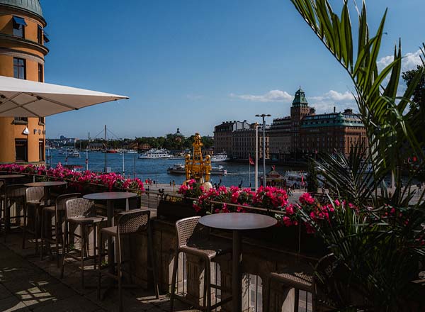 Rooftop bar Dramaten Terrace in Stockholm