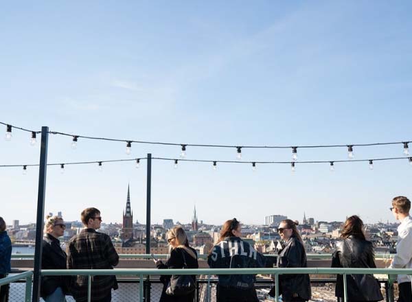 Rooftop bar Freyja + Söder in Stockholm