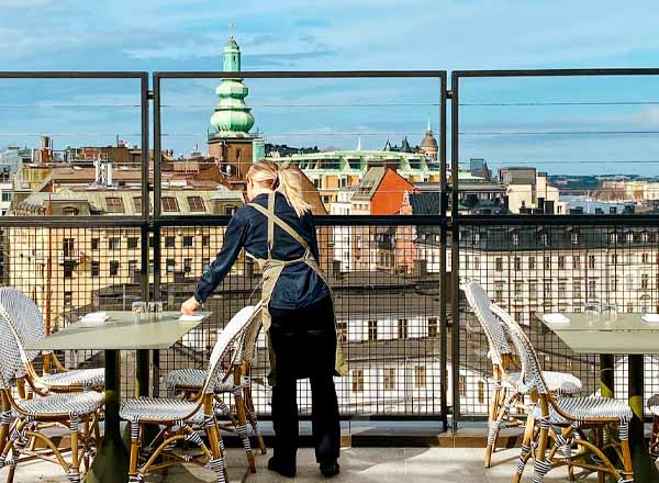 Rooftop bar Gondolen in Stockholm