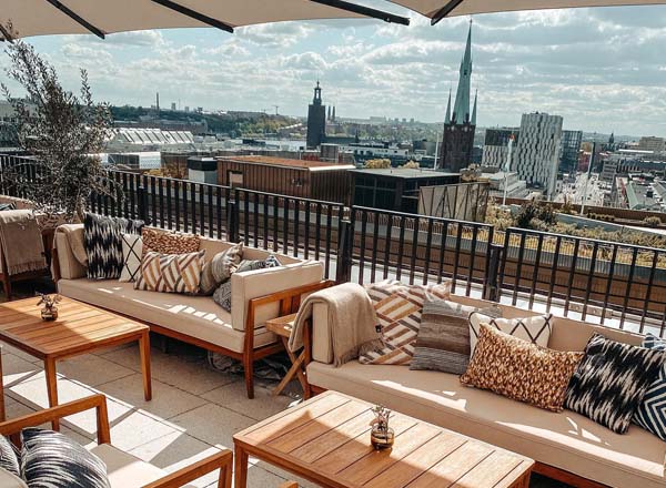 Rooftop bar Spesso / Tetto in Stockholm
