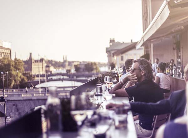 Rooftop bar Strömterrassen & Guldterrassen in Stockholm