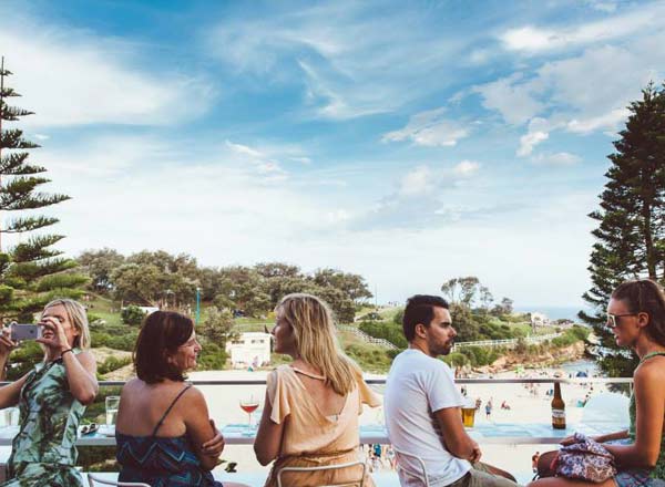 Rooftop bar Coogee Pavilion in Sydney