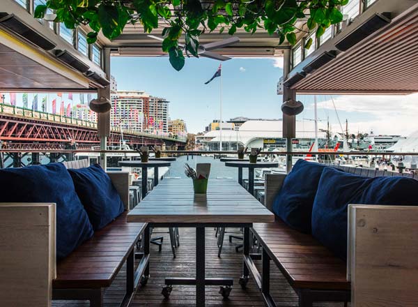 Rooftop bar Helm Bar & Bistro in Sydney
