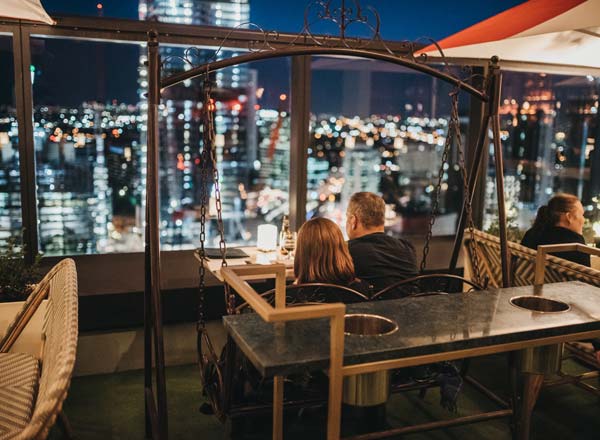 Rooftop bar Nick & Nora's in Sydney