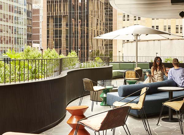 Rooftop bar The Panorama Bar at The International in Sydney