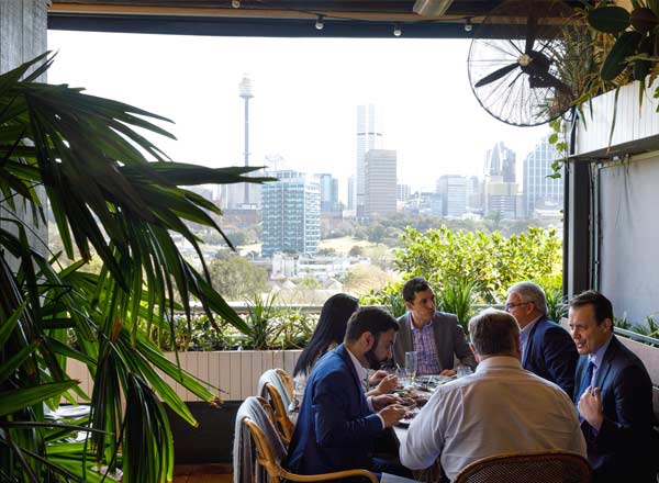 Rooftop bar The Butler in Sydney