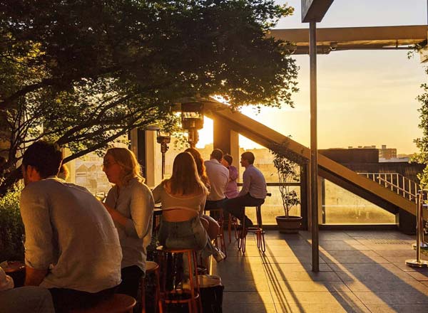 Rooftop bar Untied in Sydney