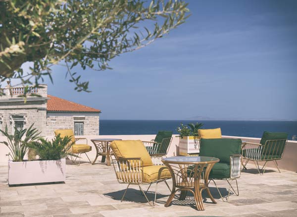 Rooftop bar Rooftop at Aristide Hotel in Syros