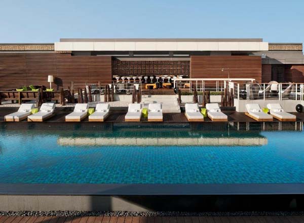 Rooftop bar WET Bar at W Taipei in Taipei