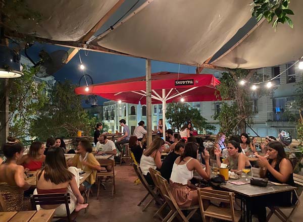 Rooftop bar The Prince in Tel Aviv