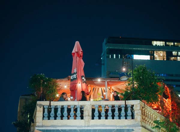 Rooftop bar The Prince in Tel Aviv
