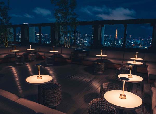 Rooftop bar Tokyo The Top at The Aoyama Grand Hotel in Tokyo