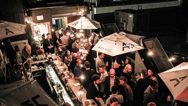 Rooftop bar Charlotta Bar at the Beverley Hotel in Toronto