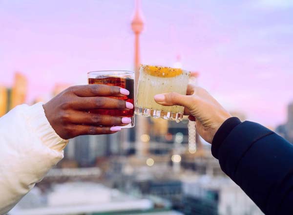 Rooftop bar Lavelle in Toronto