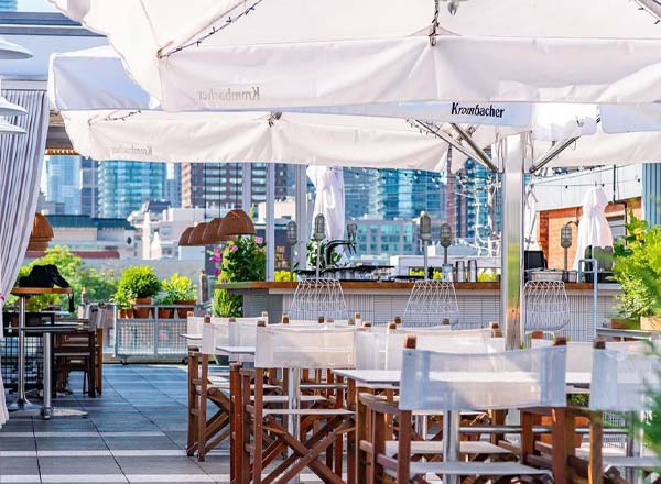 Rooftop bar Terroni Price in Toronto