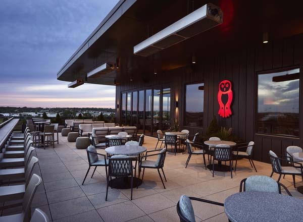 Rooftop bar Barred Owl in Lincoln, NE