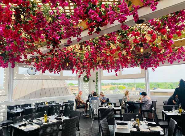 Rooftop bar Il Sogno in Wheaton, IL
