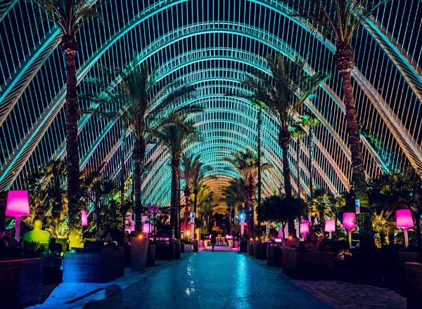 Rooftop bar L'Umbracle Terraza in Valencia