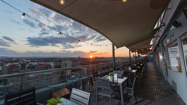 Rooftop bar La Terraza VLC Urban Club in Valencia