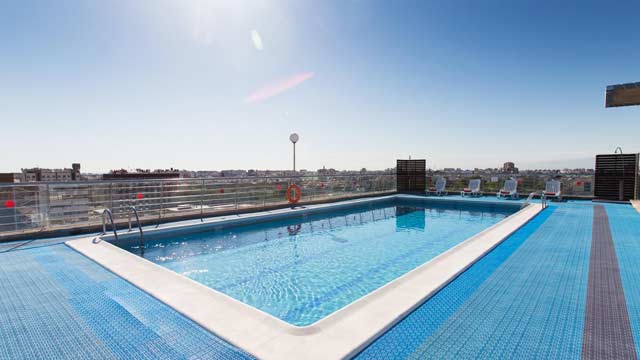 Rooftop bar La Terraza VLC Urban Club in Valencia