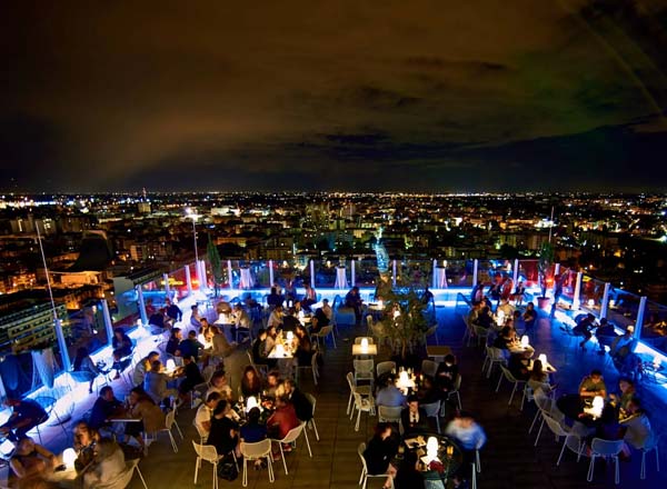 Rooftop bar Blind Spot in Venice