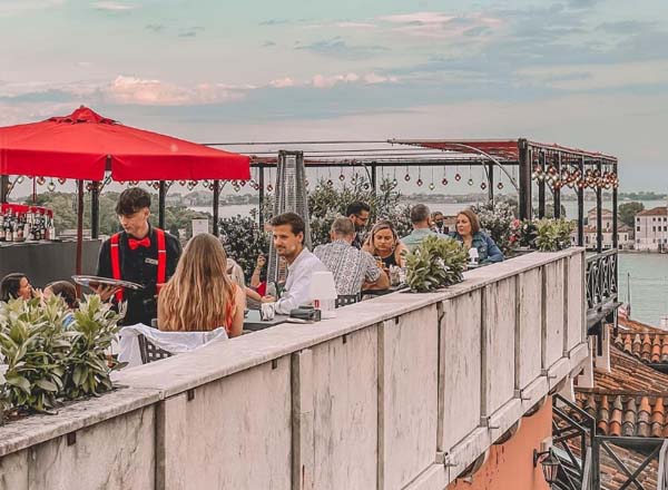 Rooftop bar Settimo Cielo Rooftop in Venice