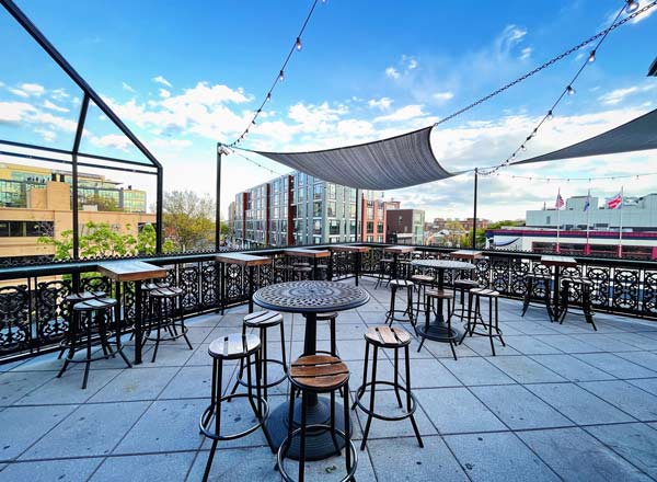 Rooftop bar Brixton in Washington DC