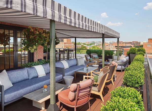 Rooftop bar CUT Above in Washington DC