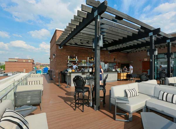 Bar en la azotea The Rooftop en el Graham Georgetown en Washington DC