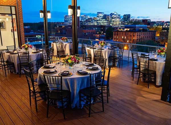 Bar en la azotea The Rooftop en el Graham Georgetown en Washington DC