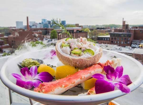 Bar en la azotea The Rooftop en el Graham Georgetown en Washington DC