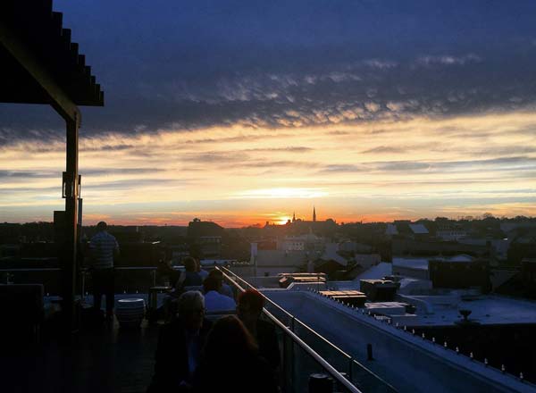 Bar en la azotea The Rooftop en el Graham Georgetown en Washington DC