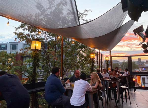 Rooftop bar TAKODA DC in Washington DC