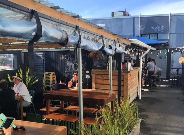 Rooftop bar The Hop Garden in Wellington