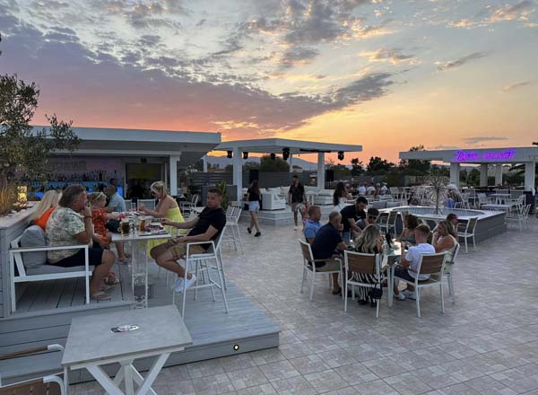 Rooftop bar Iguana Cocktail Bar in Zakynthos