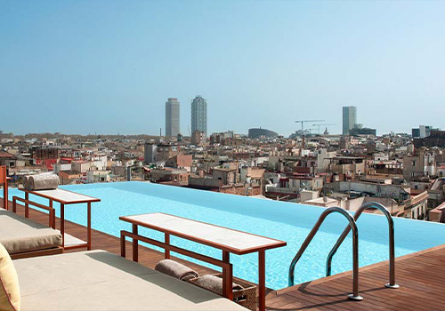 Rooftop pools Barcelona
