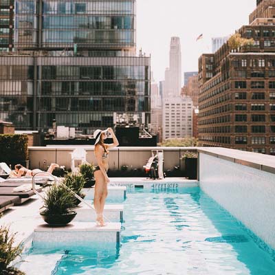 Rooftop pools NYC