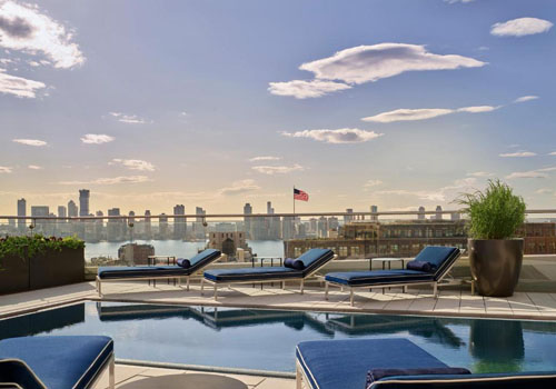 Rooftop pools NYC