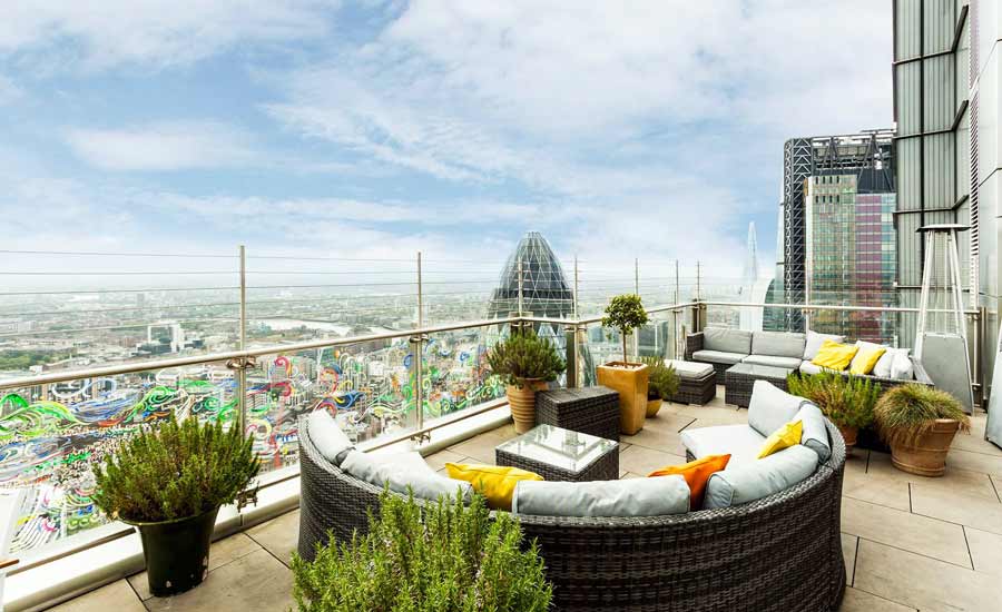 Romantic rooftop restaurant - SushiSamba