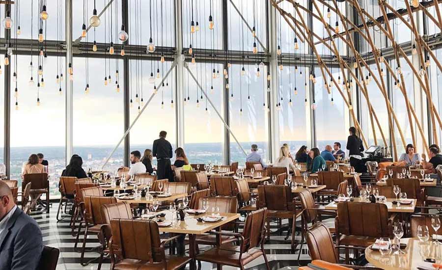 Romantic rooftop restaurant - SushiSamba