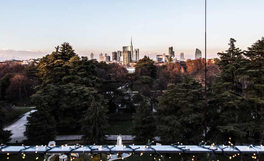 Romantic rooftop restaurant - Terrazza Triennale