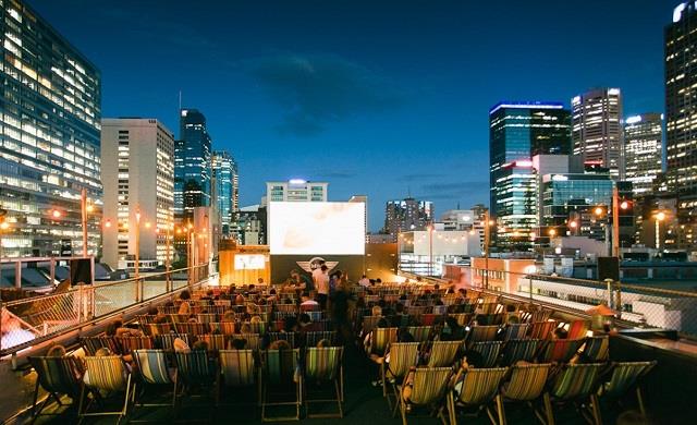 Rooftop cinema Melbourne