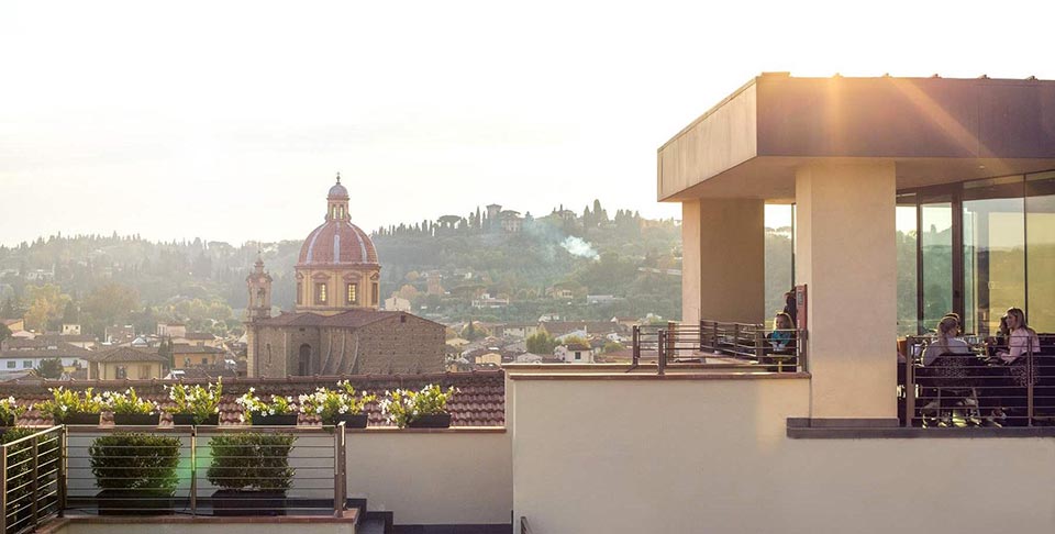 Winter rooftop bars Florence - SE·STO on Arno
