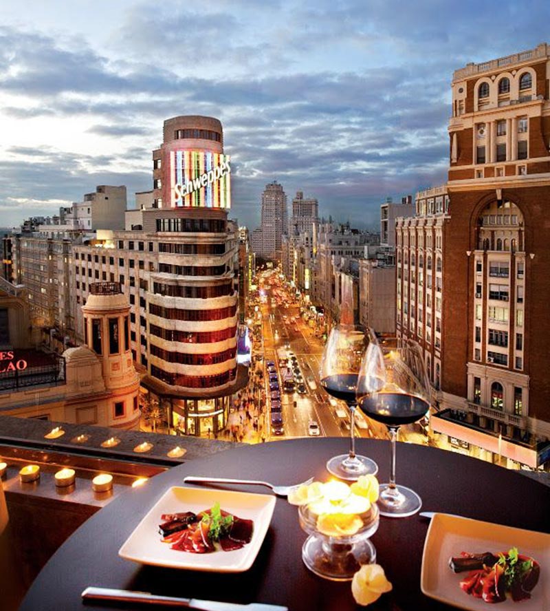 5 Best Rooftop Restaurants in Madrid [2022 UPDATE]