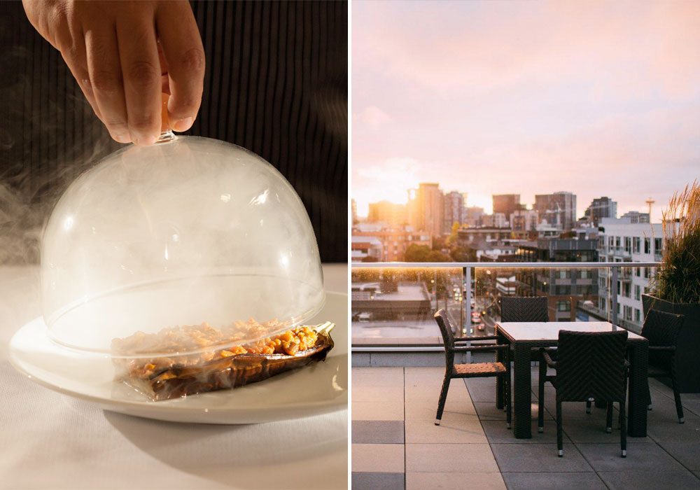 Michelin starred rooftop restaurants
