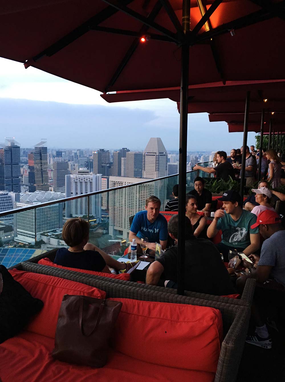 Marina Bay Sands rooftop pool